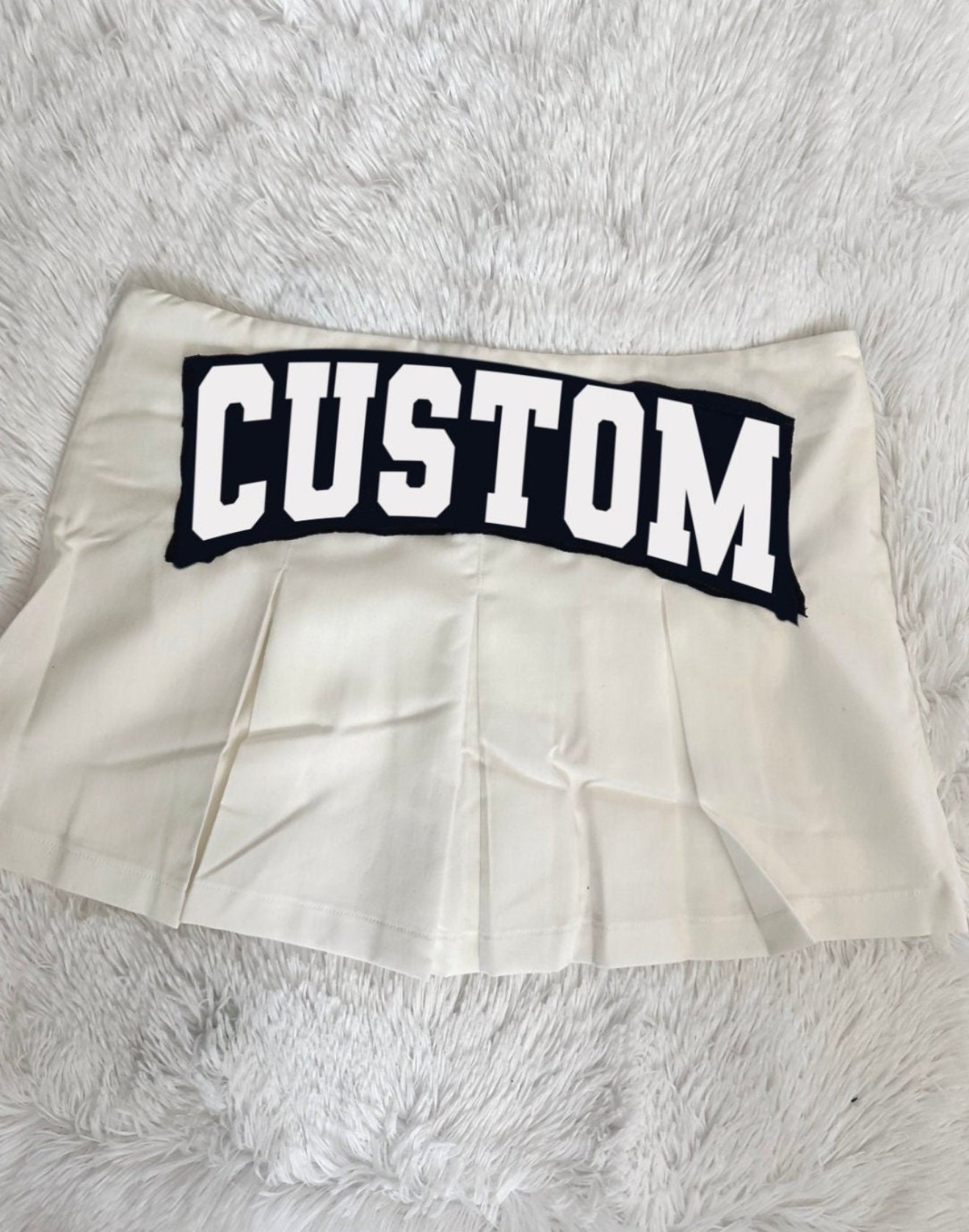Custom vinyl skirt