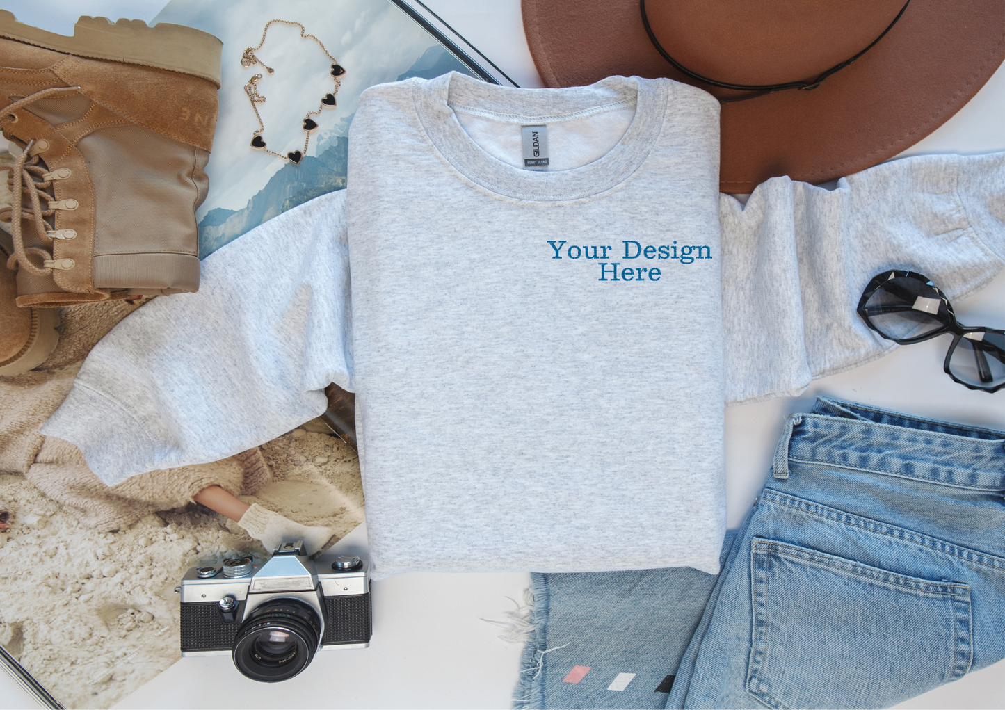 2XL & Up Custom DTF Sweatshirt