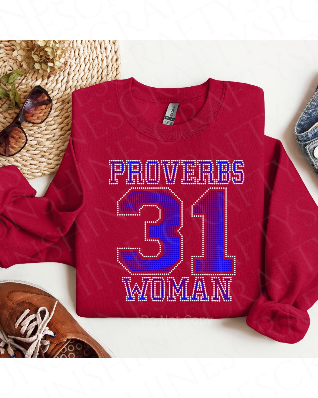 Proverbs 31 Woman Sparkle Sweatshirt