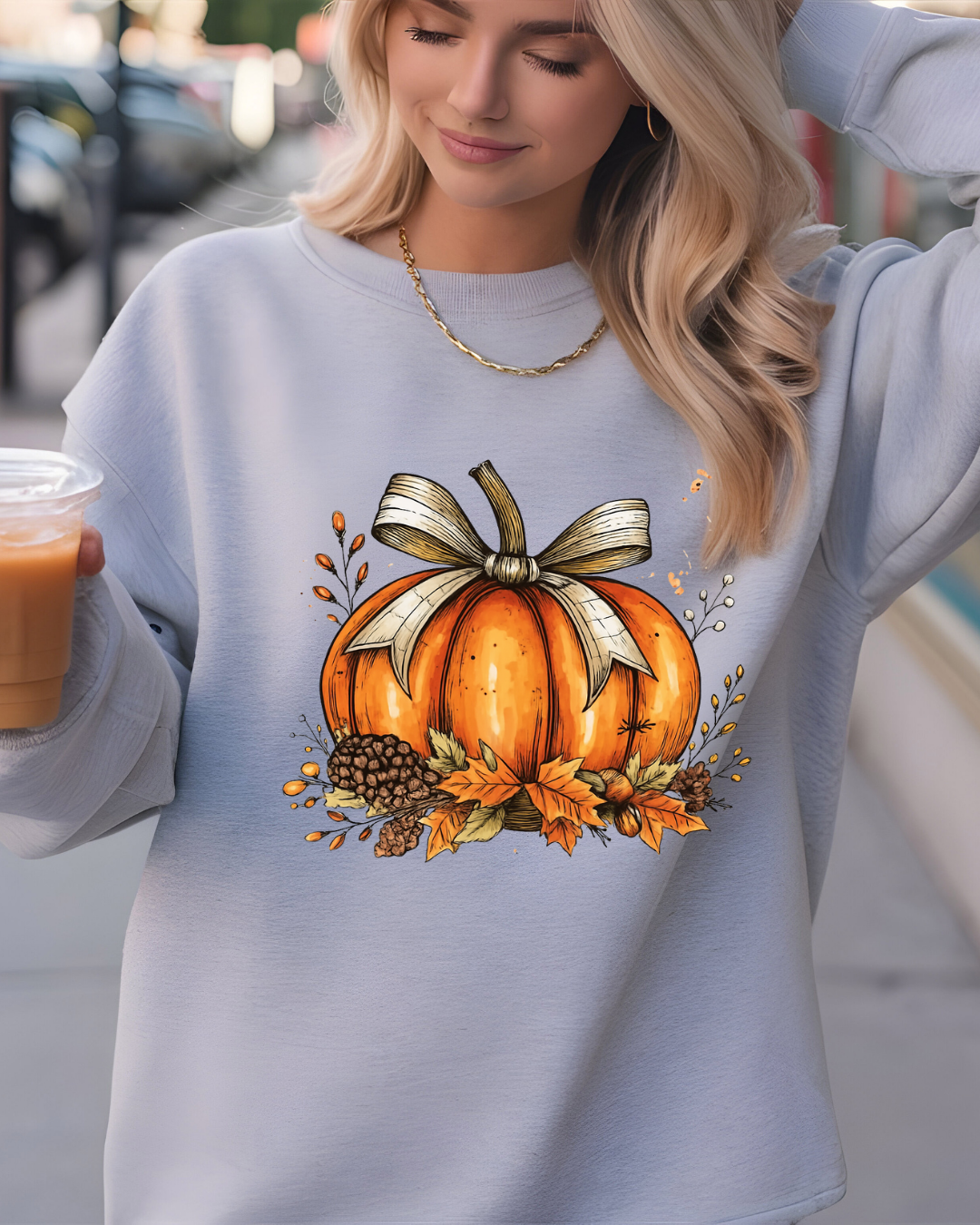 Fall Bow Pumpkin