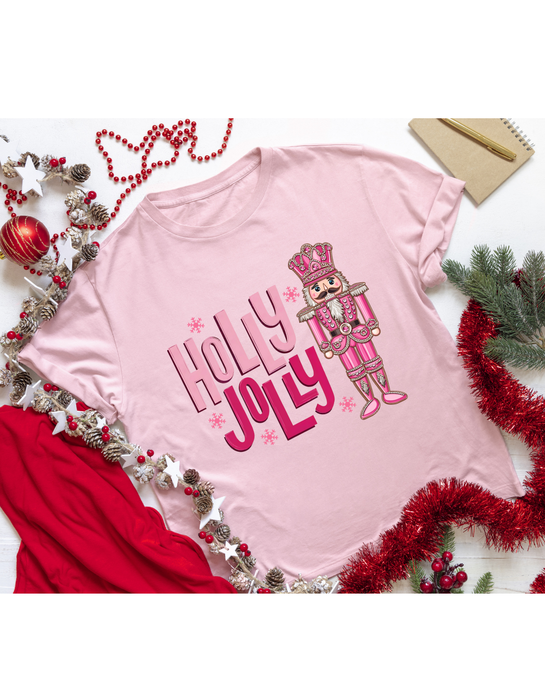 Pink Holly Jolly